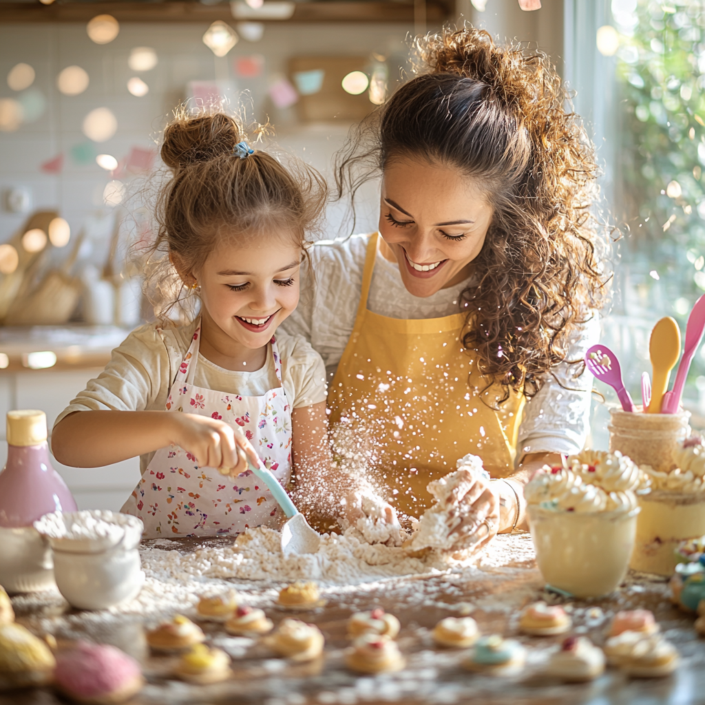 Sweet Treasures: Baking Together On Mother’s Day Paint By Diamond