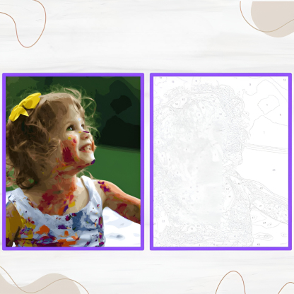 Personalized Color by Number Pages, Paint by Number, Digital, Procreate, Printable, Gift For Adult, Kid, Him and Her, Family, Homeschool