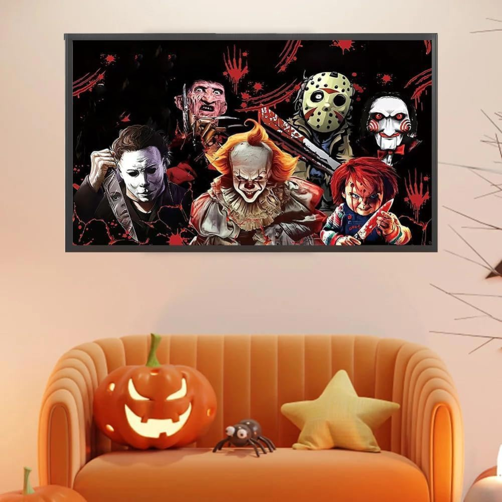 Halloween Paint by Diamond Clown Art Kit