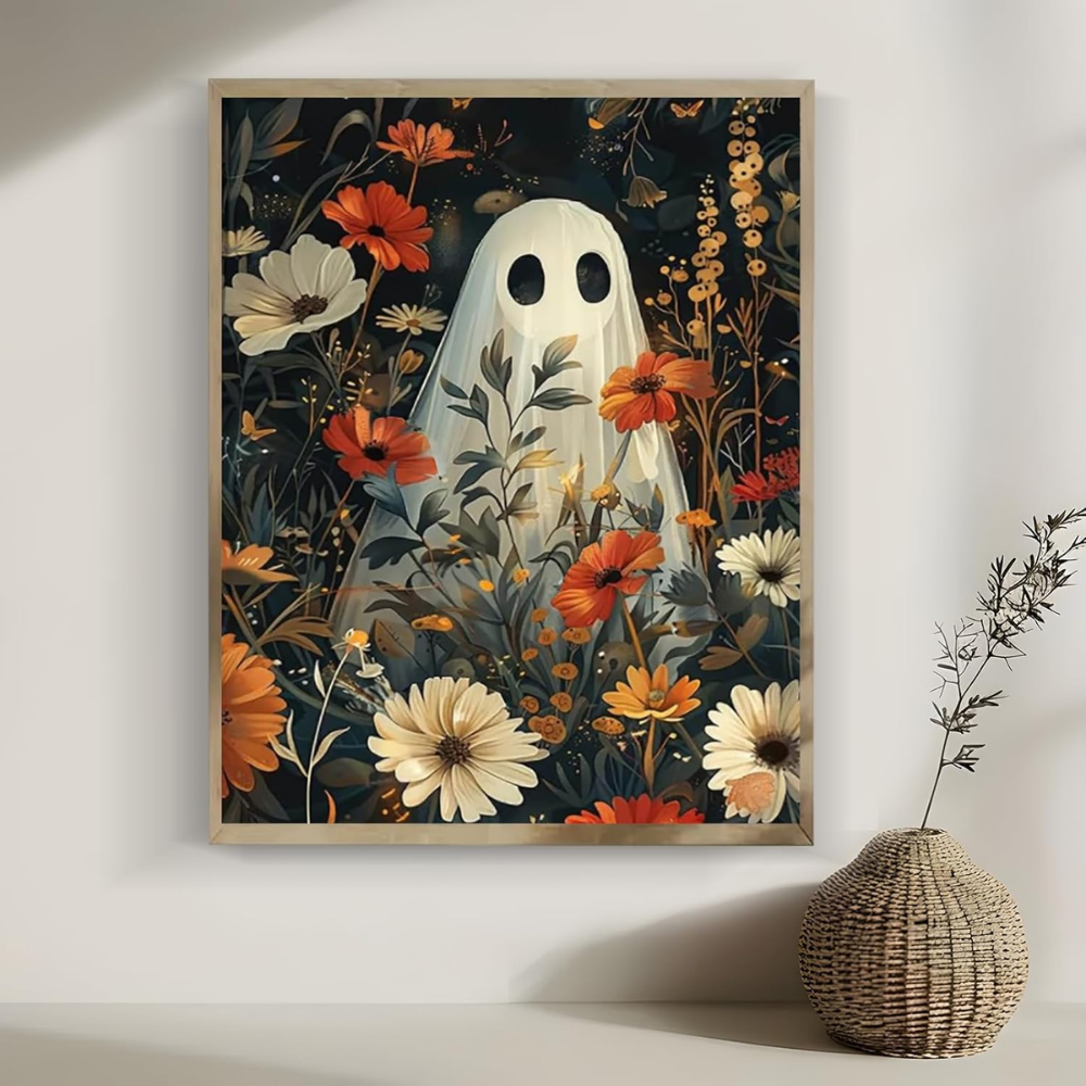 Halloween Paint by Diamonds Dark Flower Art Kit