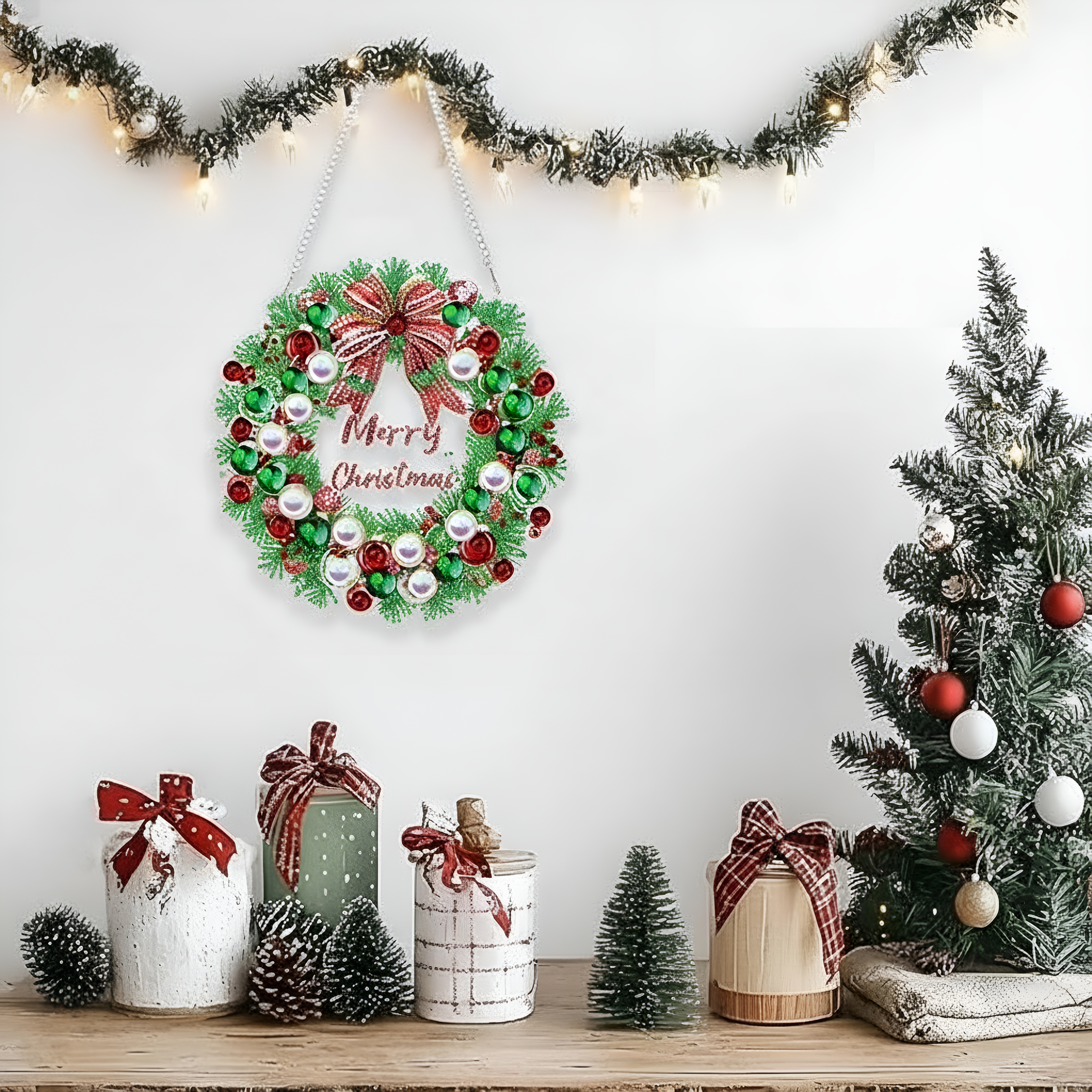 Christmas Diamond Art Hanging Kit