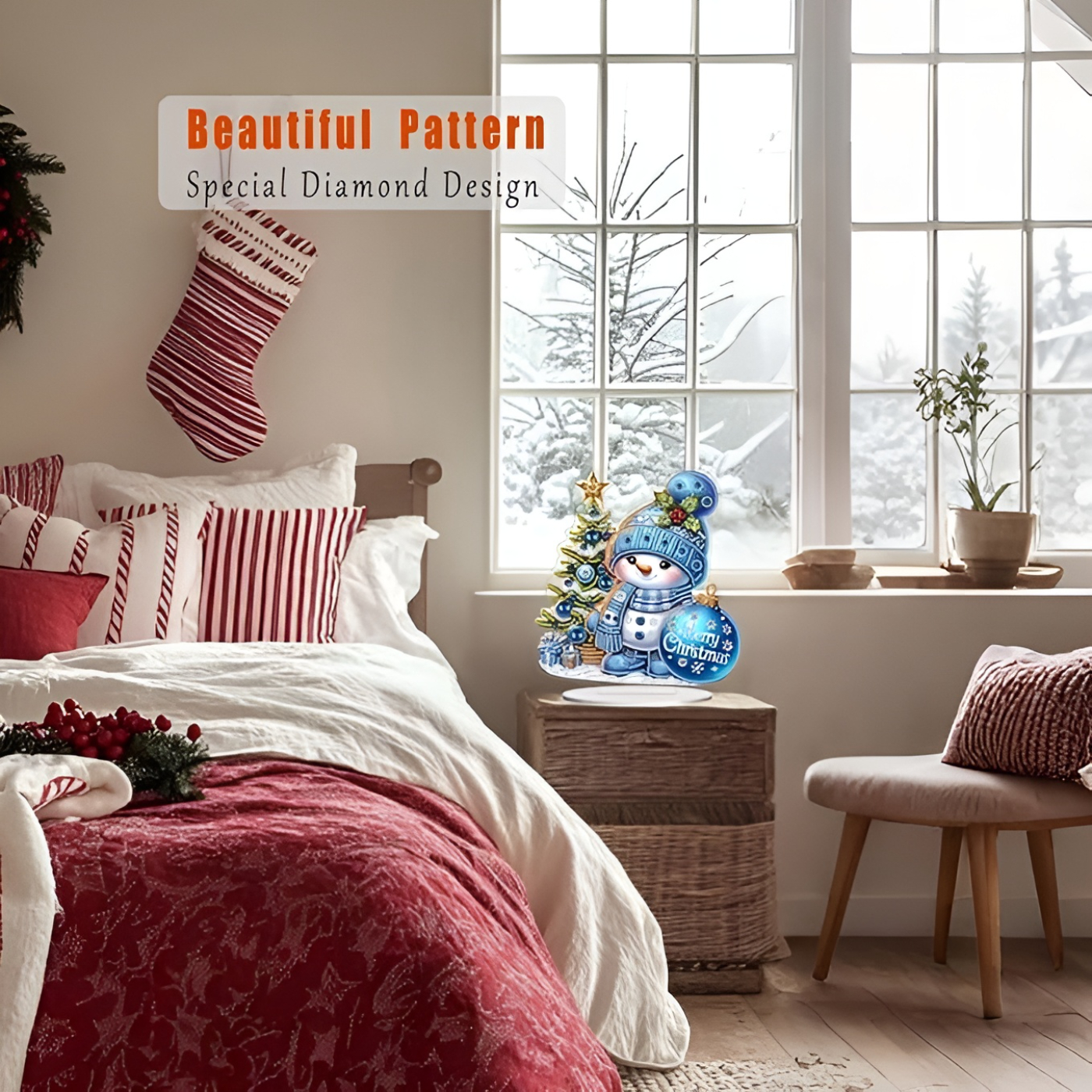 DIY 3D Christmas Diamond Art Painting Kit