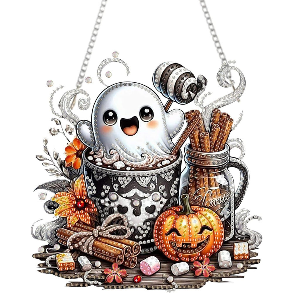 DIY Hanging Diamond Art Kit for Adults with Acrylic Board