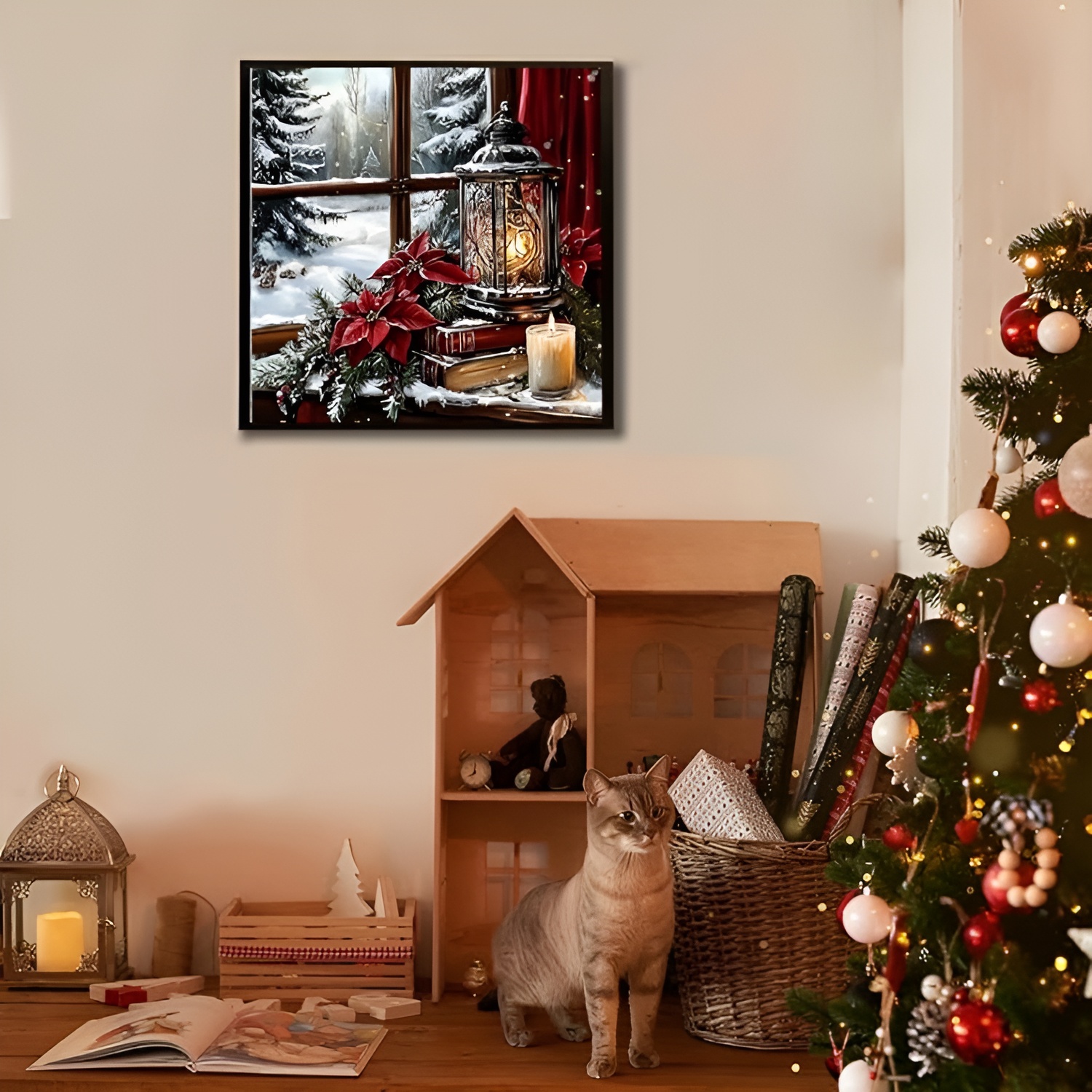 Wall Decor Arts Craft 5D Christmas Diamond Art Kits