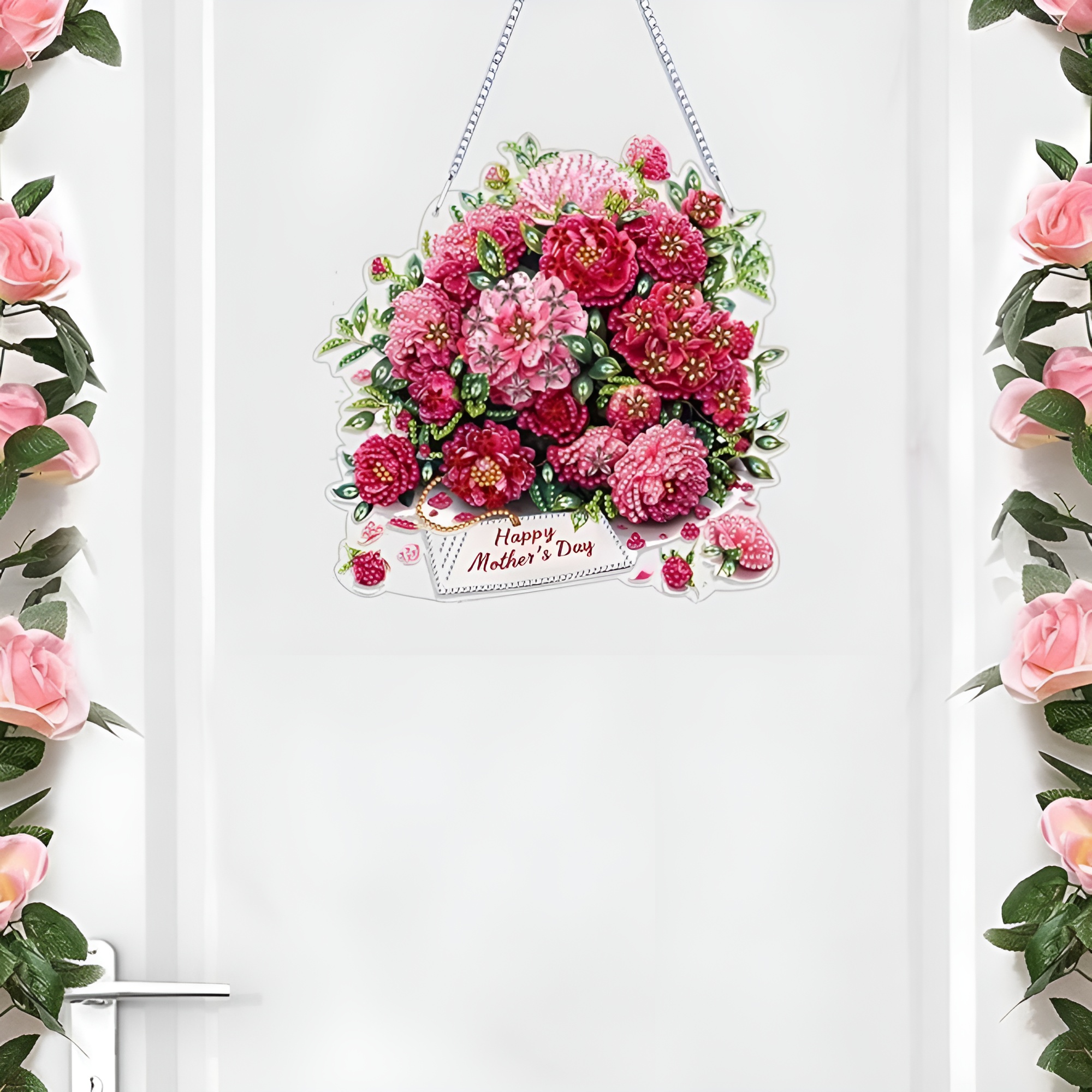 DIY Christmas Ornament Diamond Art Kit with Double Sided Design