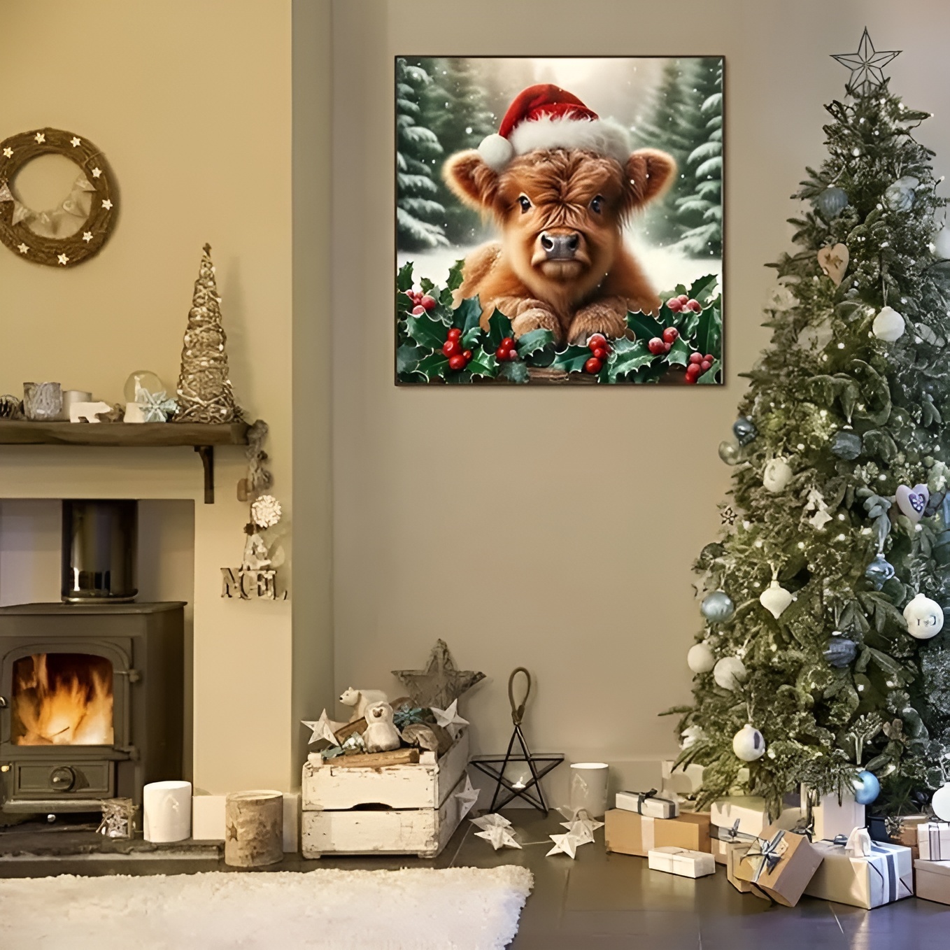 Winter Holiday 5D Diamond Painting Kits for Adult