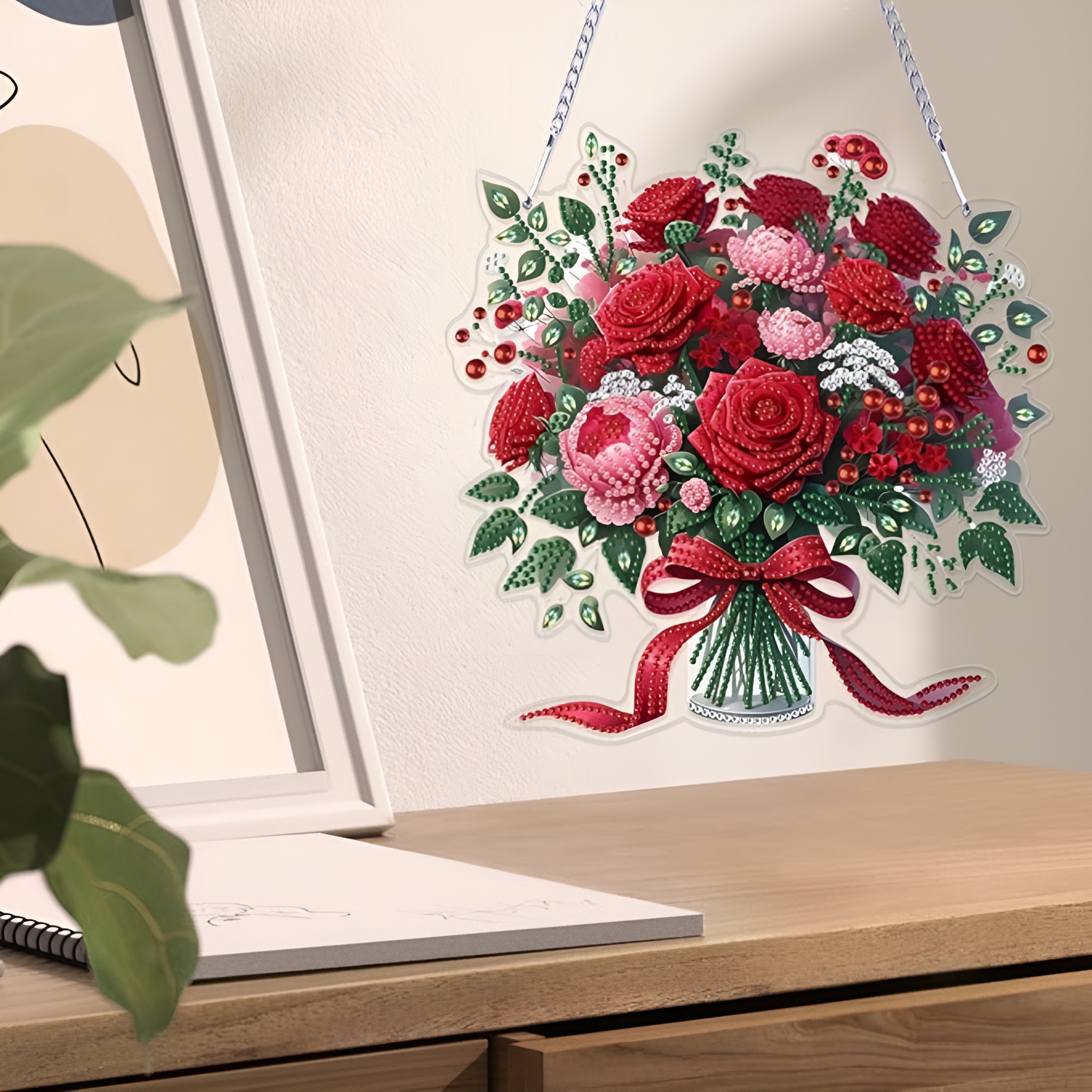 DIY Christmas Ornament Diamond Art Kit with Double Sided Design