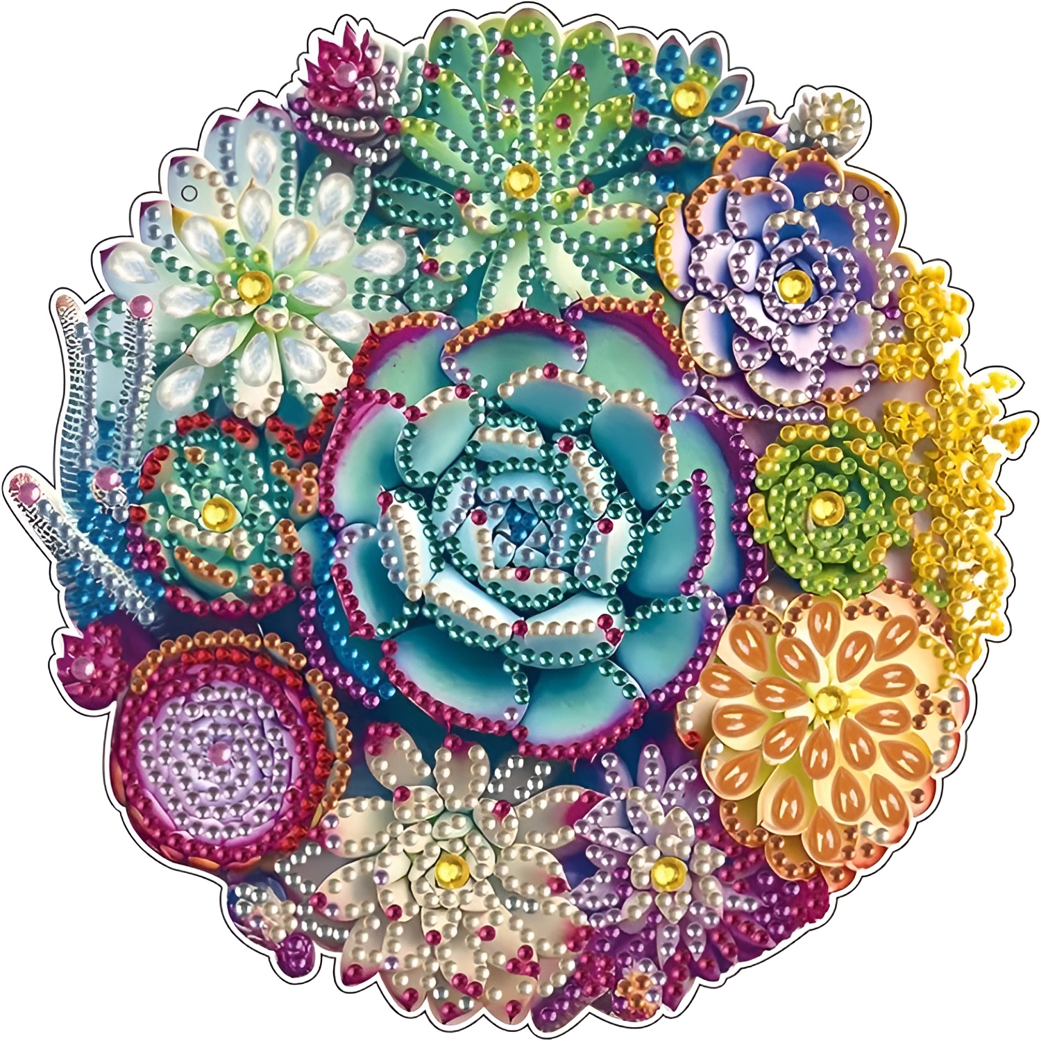 5D Crystal Diamond Painting Kit for Christmas Wall and Window Display