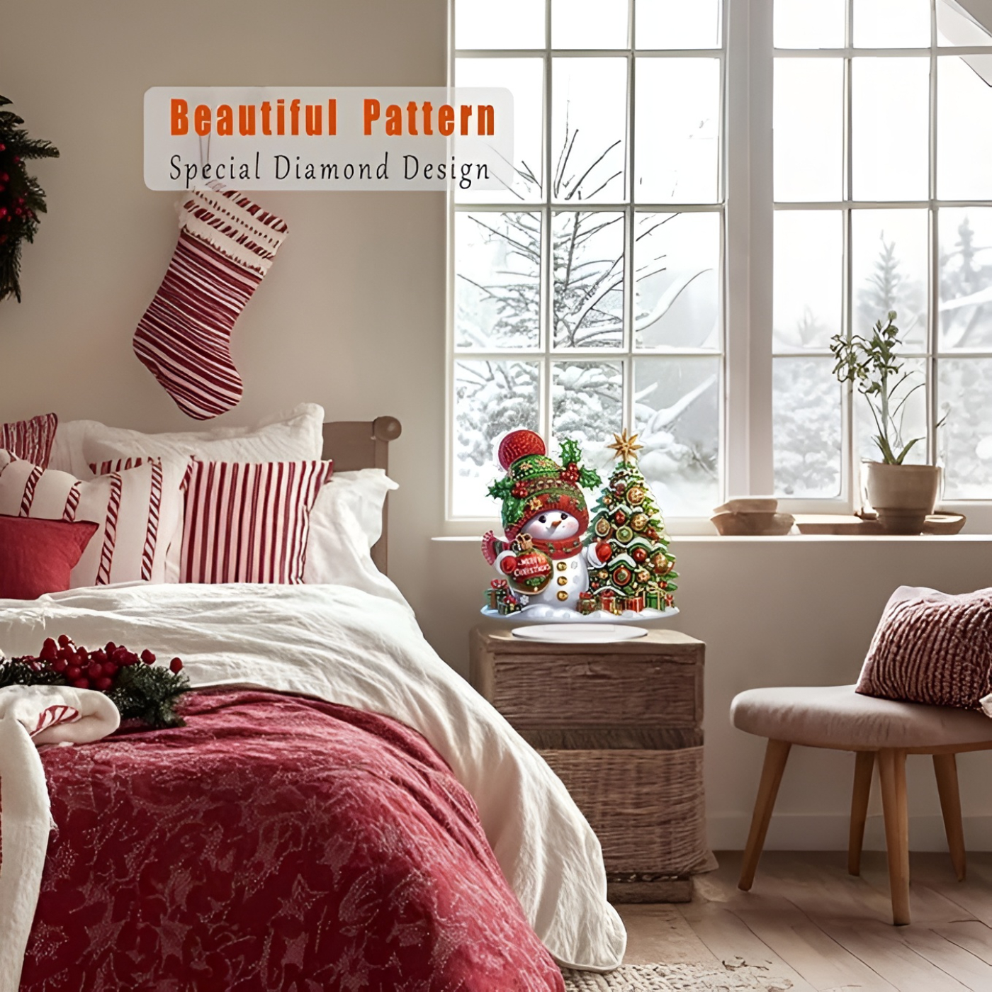 DIY 3D Christmas Diamond Art Painting Kit