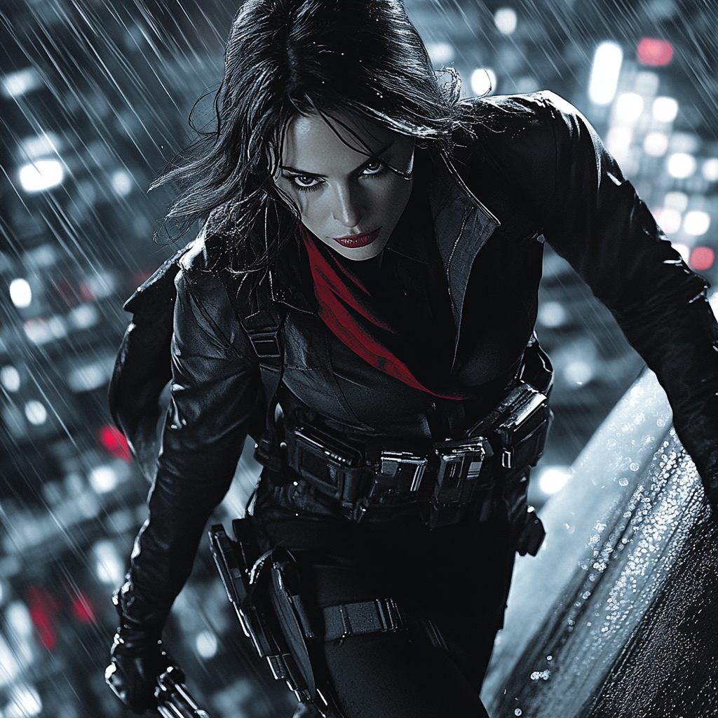 Scarlett Johansson: The Shadow Dancer Of Covert Steel Paint by diamonds art