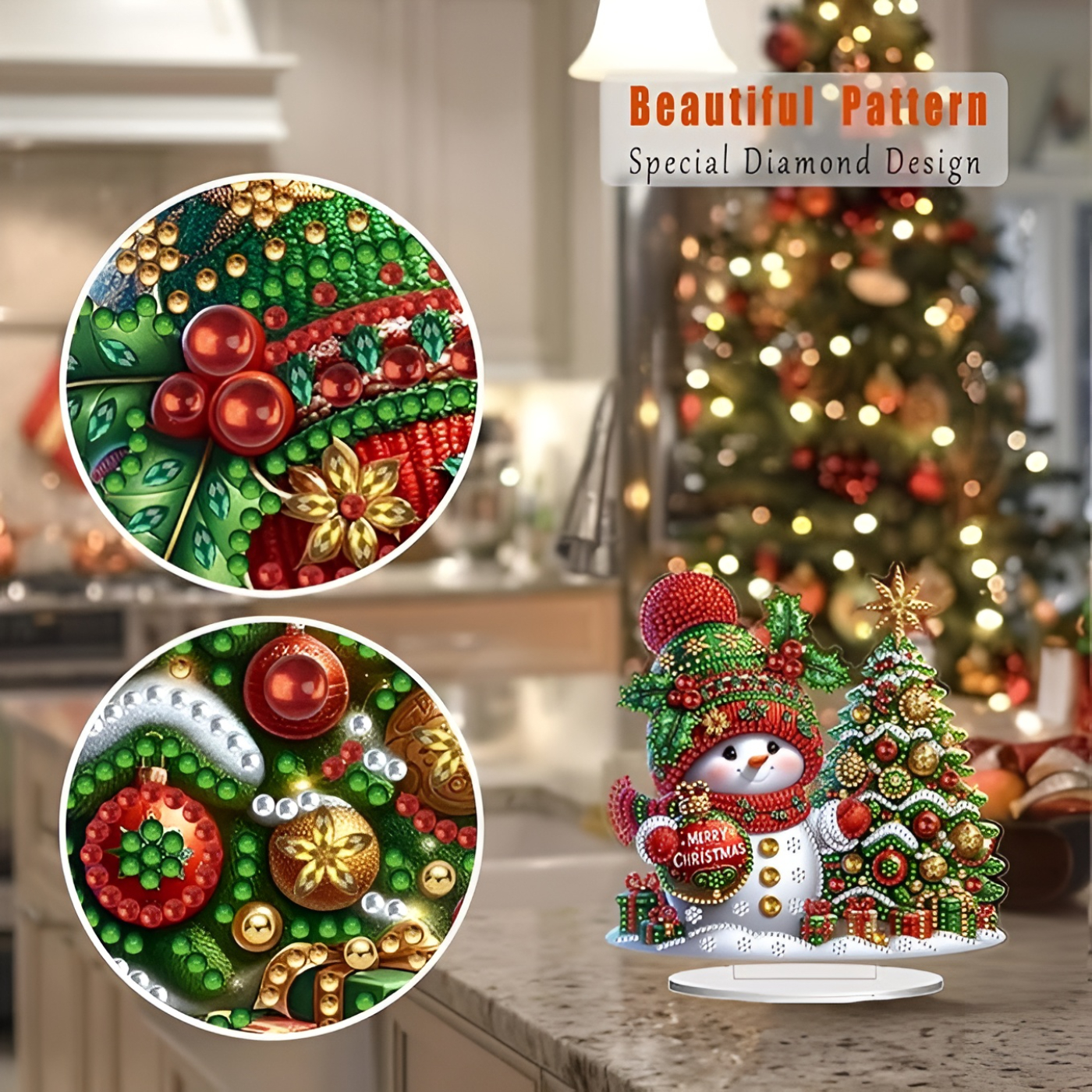 DIY 3D Christmas Diamond Art Painting Kit