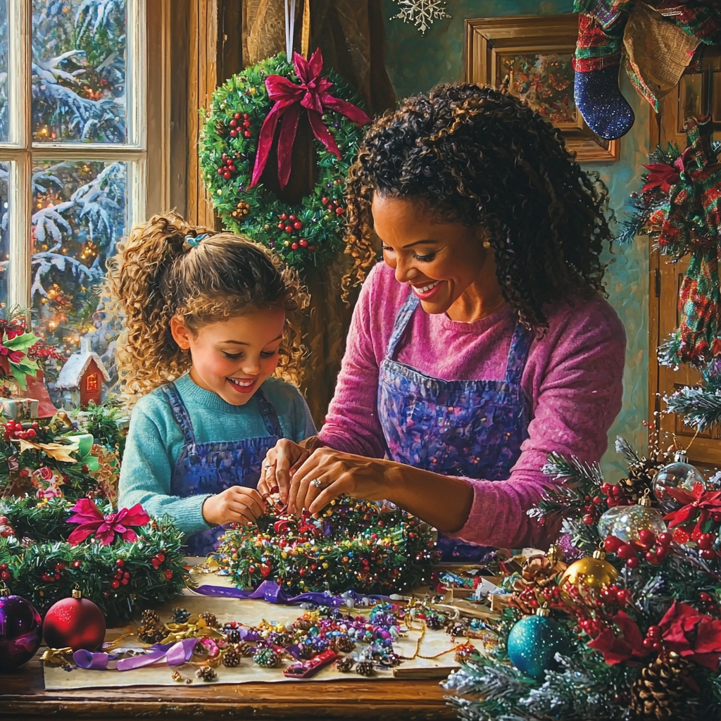 Seasonal Celebrations: Crafting Holiday Decorations Together Paint By Diamonds Kits