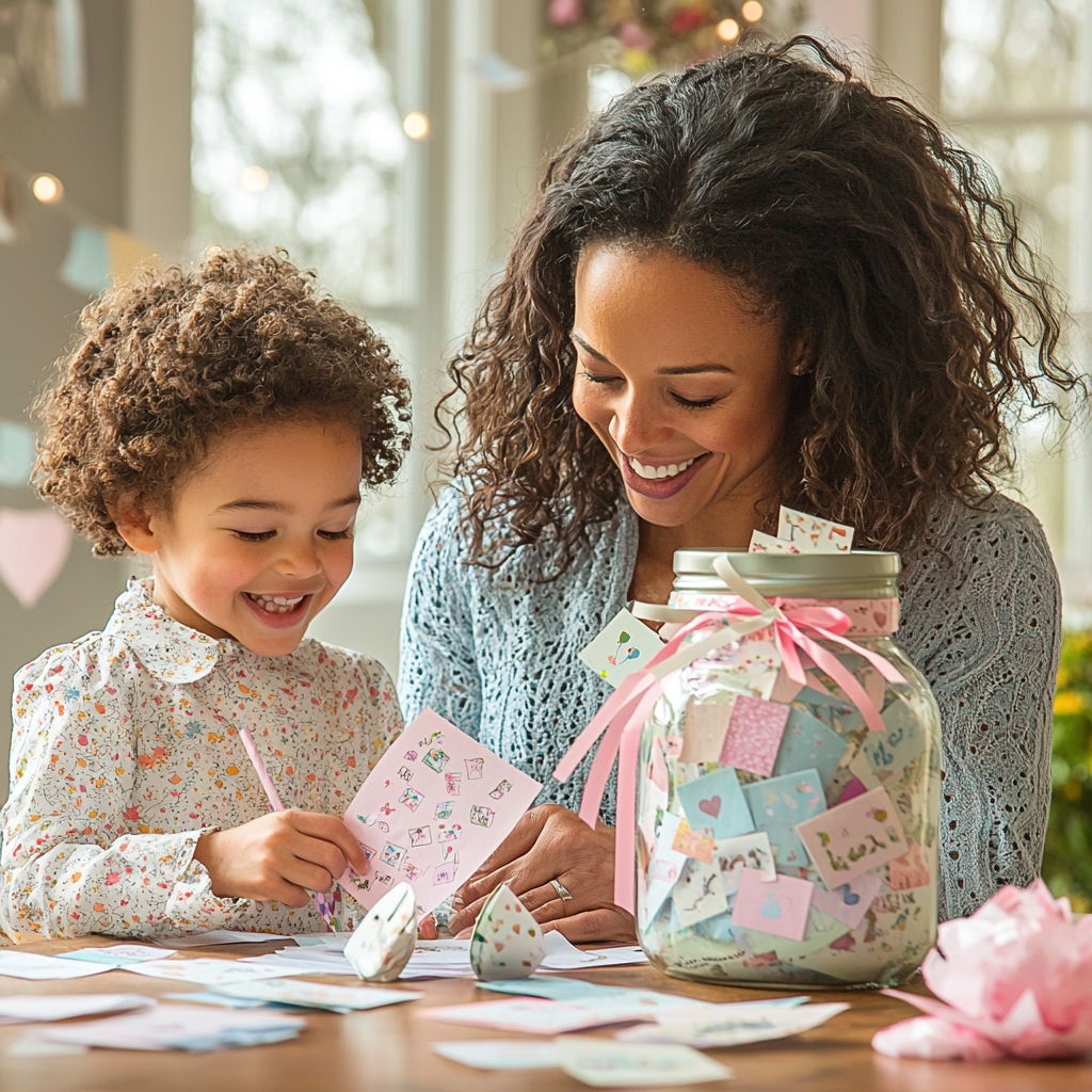 Cherished Echoes: A Family Memory Jar Painting By Diamonds Kit