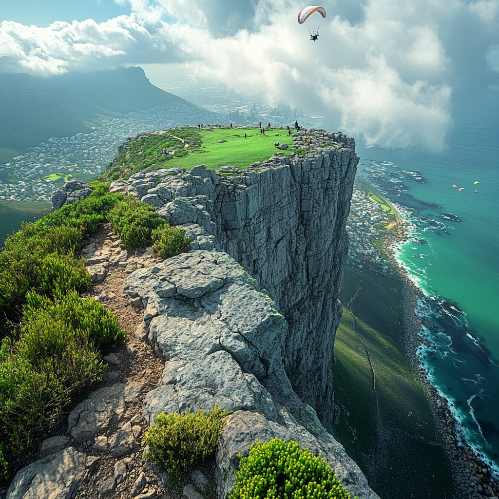 Table Mountain Plateau paint by diamonds