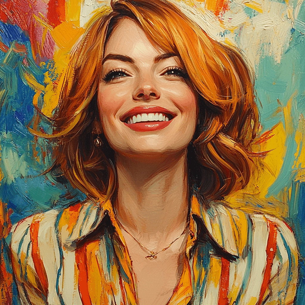 Emma Stone: The Star Of La La Land Dreams Painting Diamond Kit
