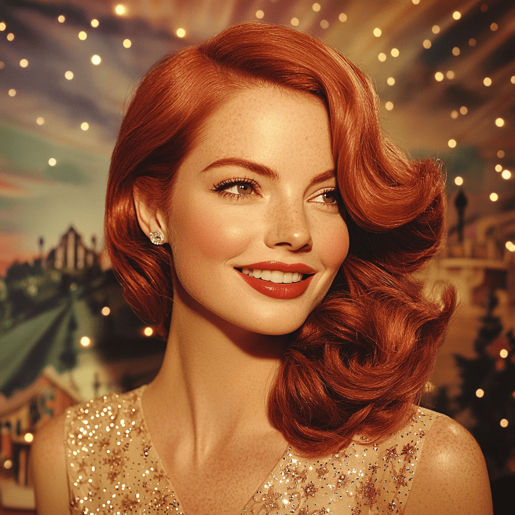 Emma Stone: Dazzling Dreams And La La Land Luminance Paint By Color
