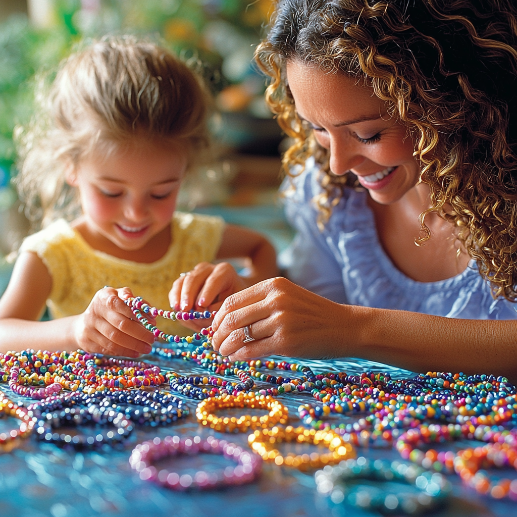 Woven Together: Crafting Friendship Bracelets Painting By Diamonds Kit