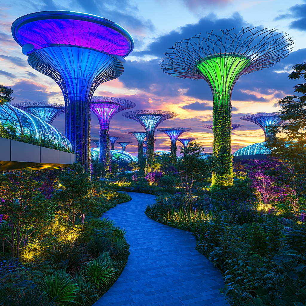 Gardens By The Bay - Singapore diamond painting