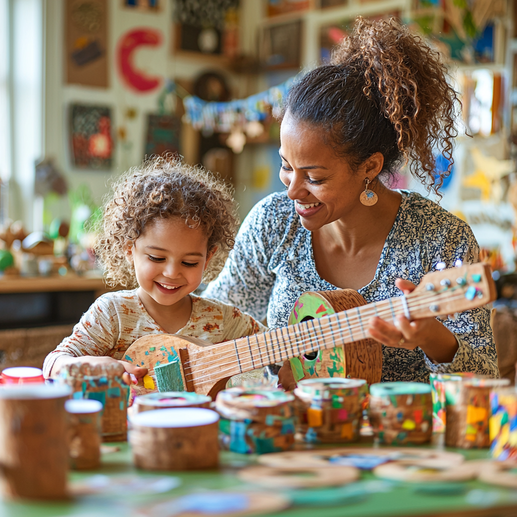 Musical Memories: Crafting Homemade Instruments Together Paint By Diamonds Kits
