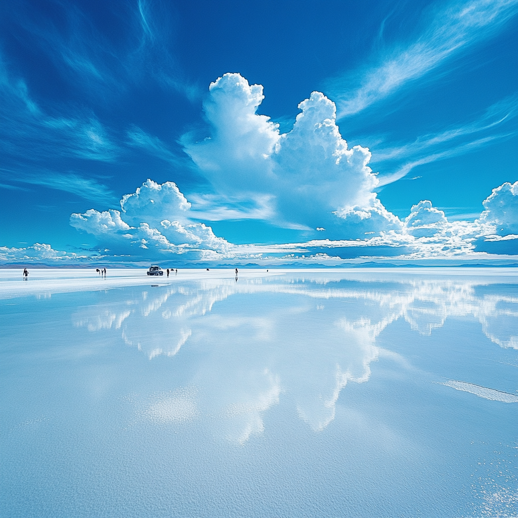 The Salar De Uyuni Salt Flats Paint by diamonds kits