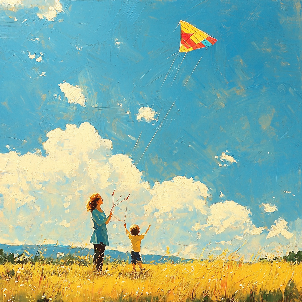 Laughter In The Clouds: A Dreamy Afternoon Of Play Diamonded Painting Kits
