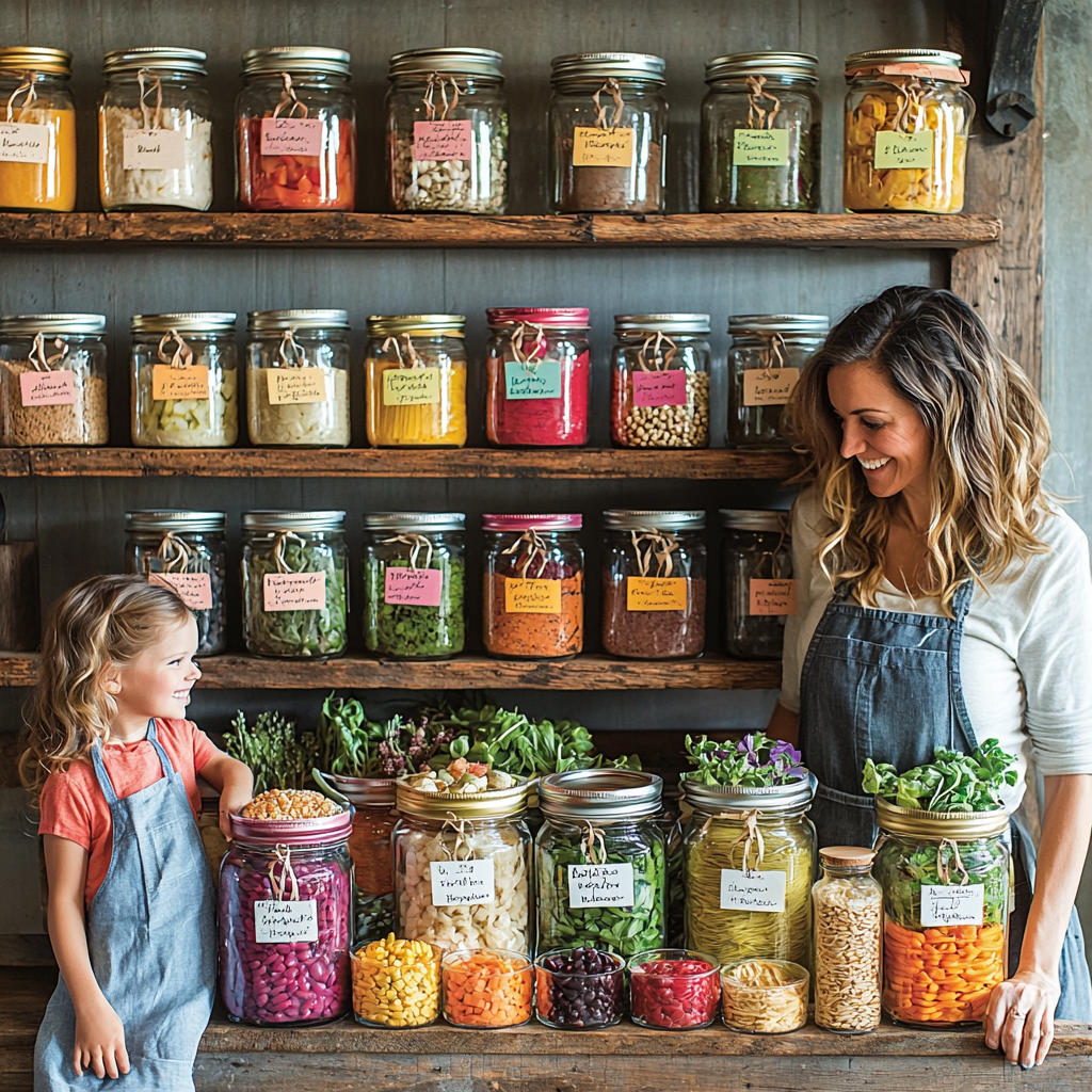 Sunshine In A Jar: Creating Family Recipe Jars Paint By Color