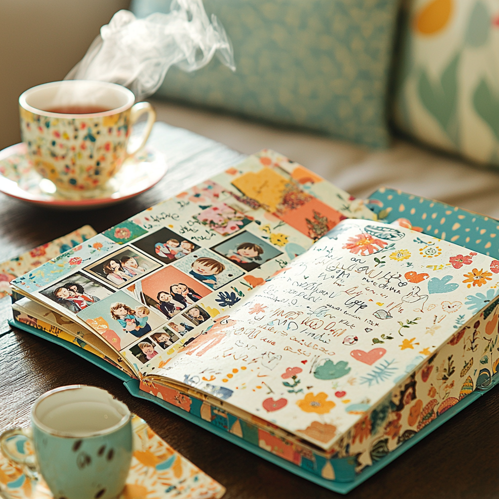 Journey Of Joy: A Mother-Child Scrapbook Paint By Diamond