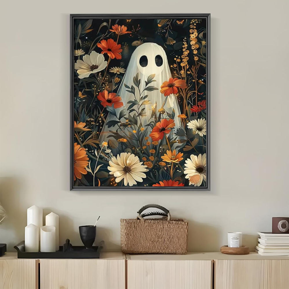 Halloween Paint by Diamonds Dark Flower Art Kit