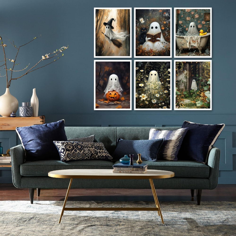  Packs Of 6 Halloween 5D Diamond Painting Kits