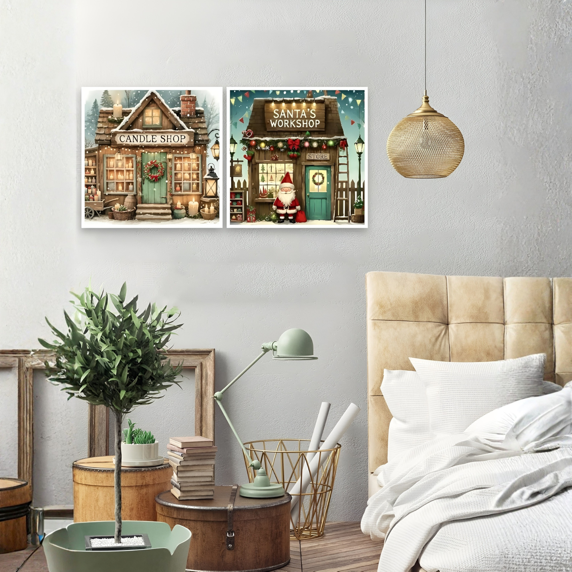 Pack of 4 Diamond Art Painting Kits