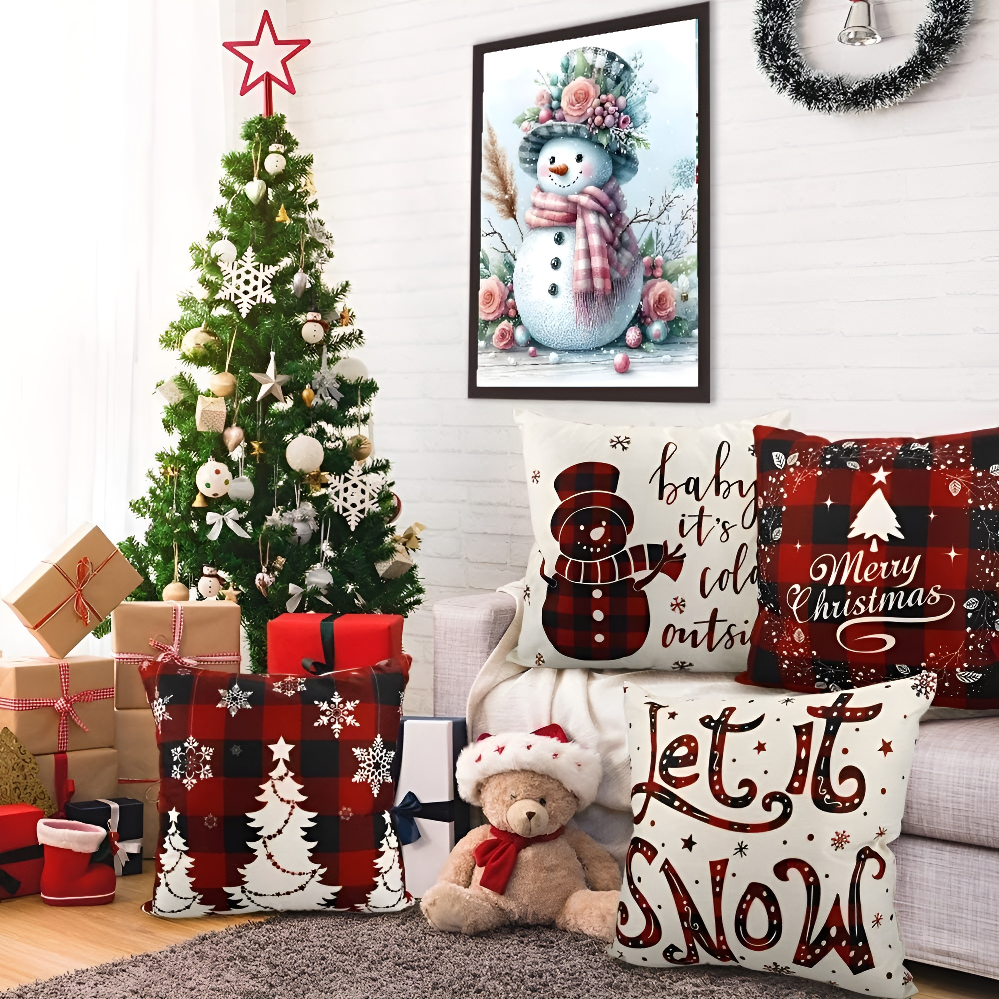 Snowman Christmas Diamond Art Painting