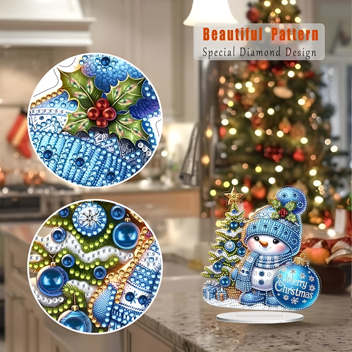 DIY 3D Christmas Diamond Art Painting Kit