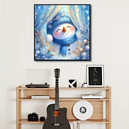 DIY 5D Christmas Diamond Art Kit with Round Drill for Holiday Decor