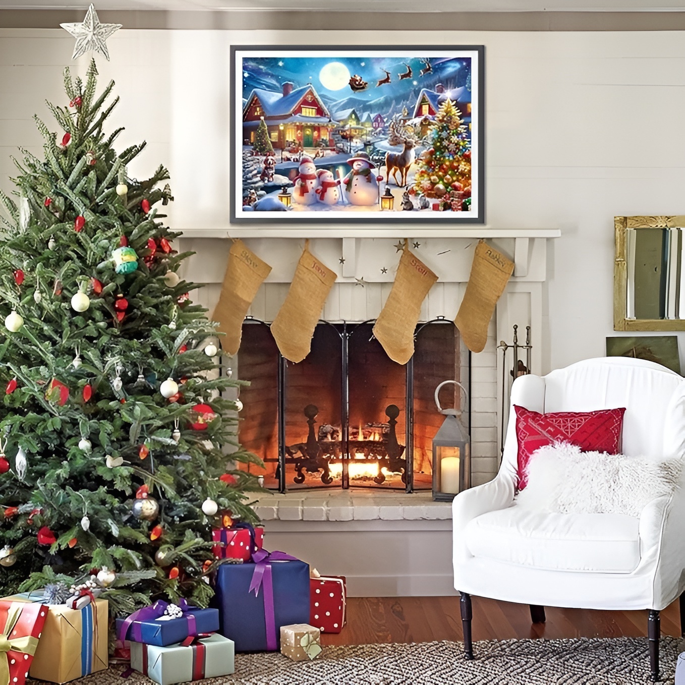 Christmas Large Diamond Painting Kits for Adults