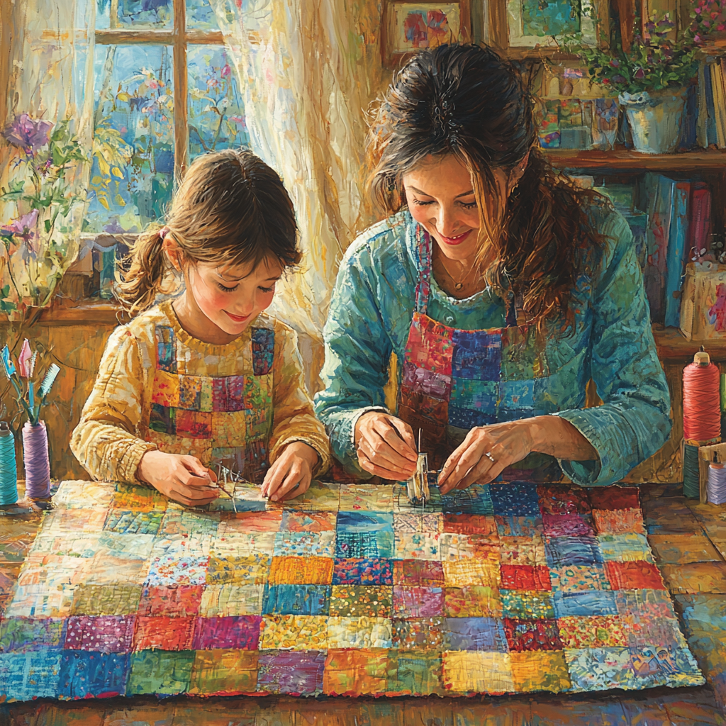 A Tapestry Of Memories: Quilt Making Together Diamonded Painting Kits