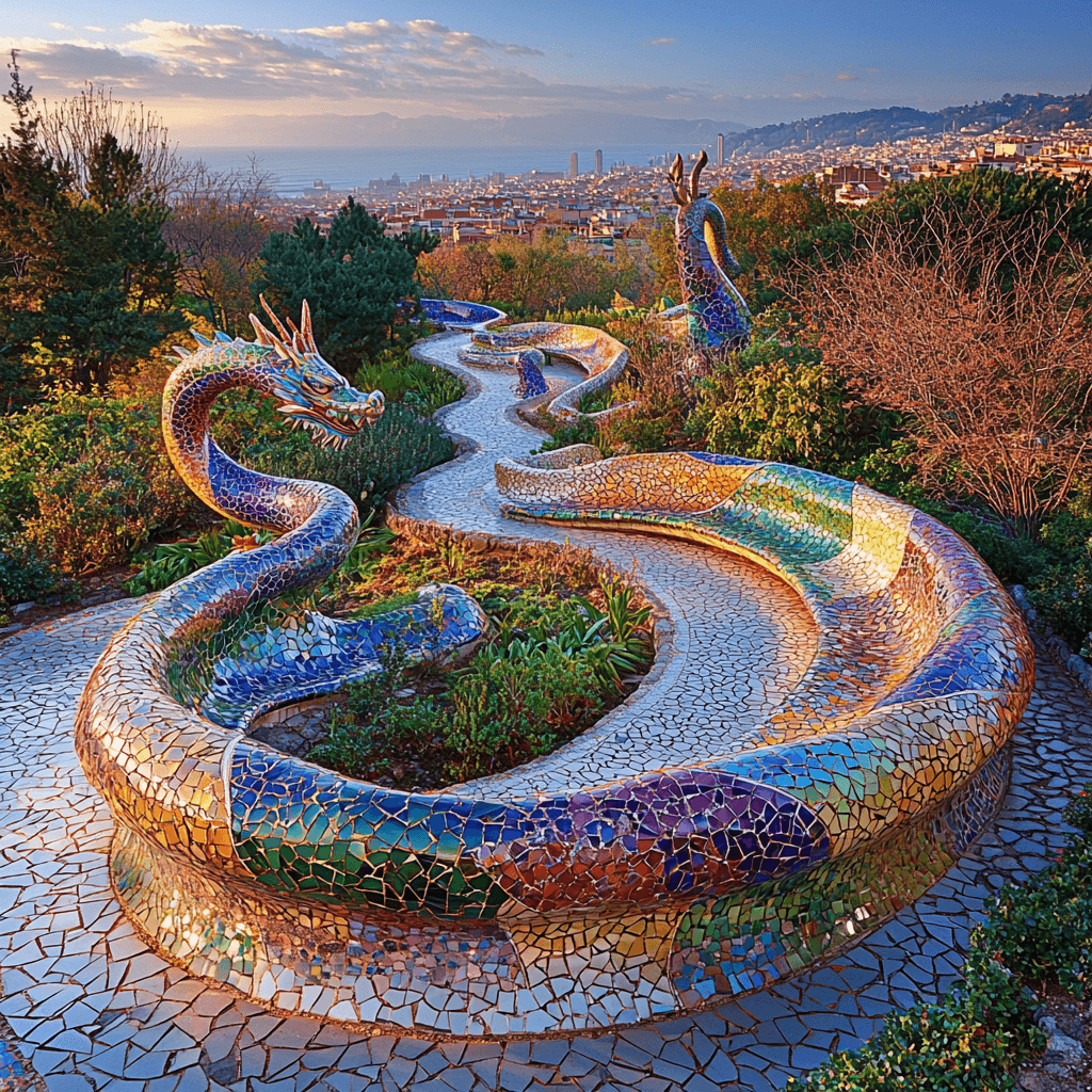 Parc Guell - Barcelona Paint By Diamonds