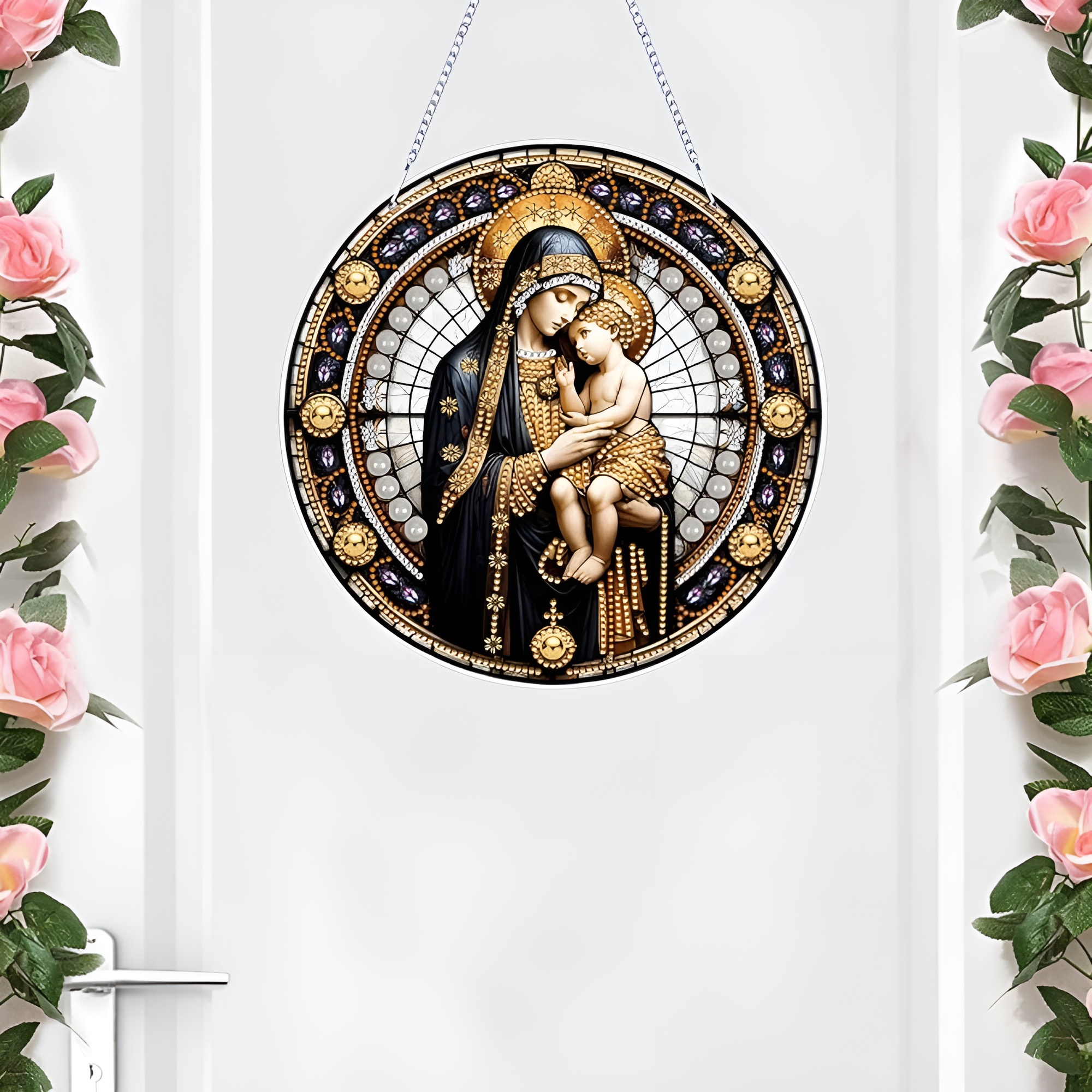 DIY Christmas Ornament Diamond Art Kit with Double Sided Design