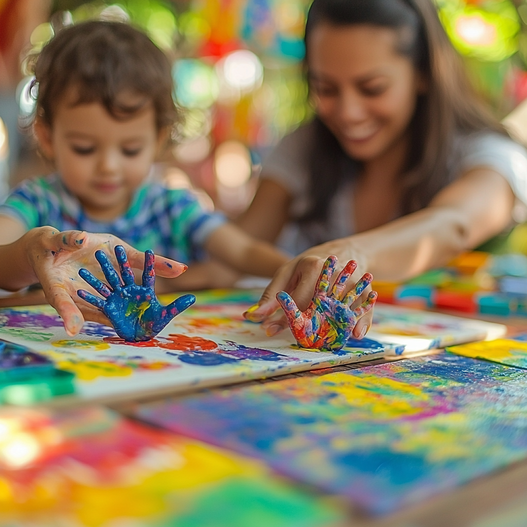 Timeless Treasures: Crafting Handprint Art Paint By Color