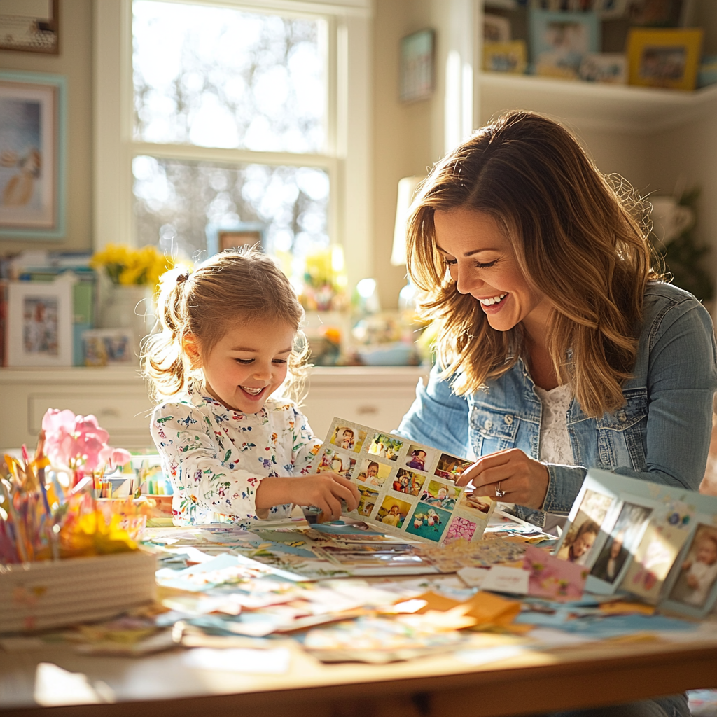 Timeless Treasures: A Family Scrapbook Adventure Painting By Diamonds Kit