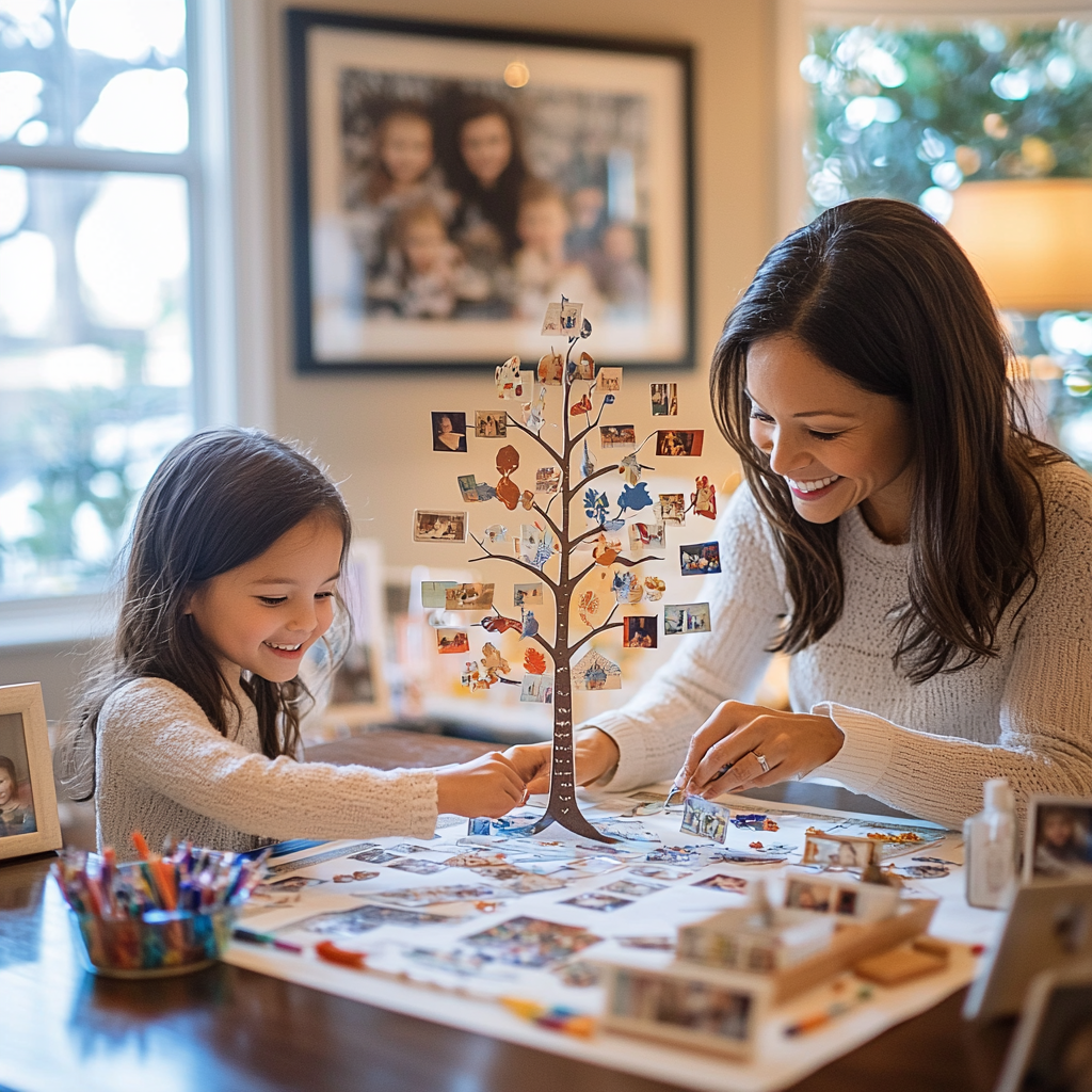 A Stroll Through Time: Creating A Family History Tree Paint By Diamonds Kits