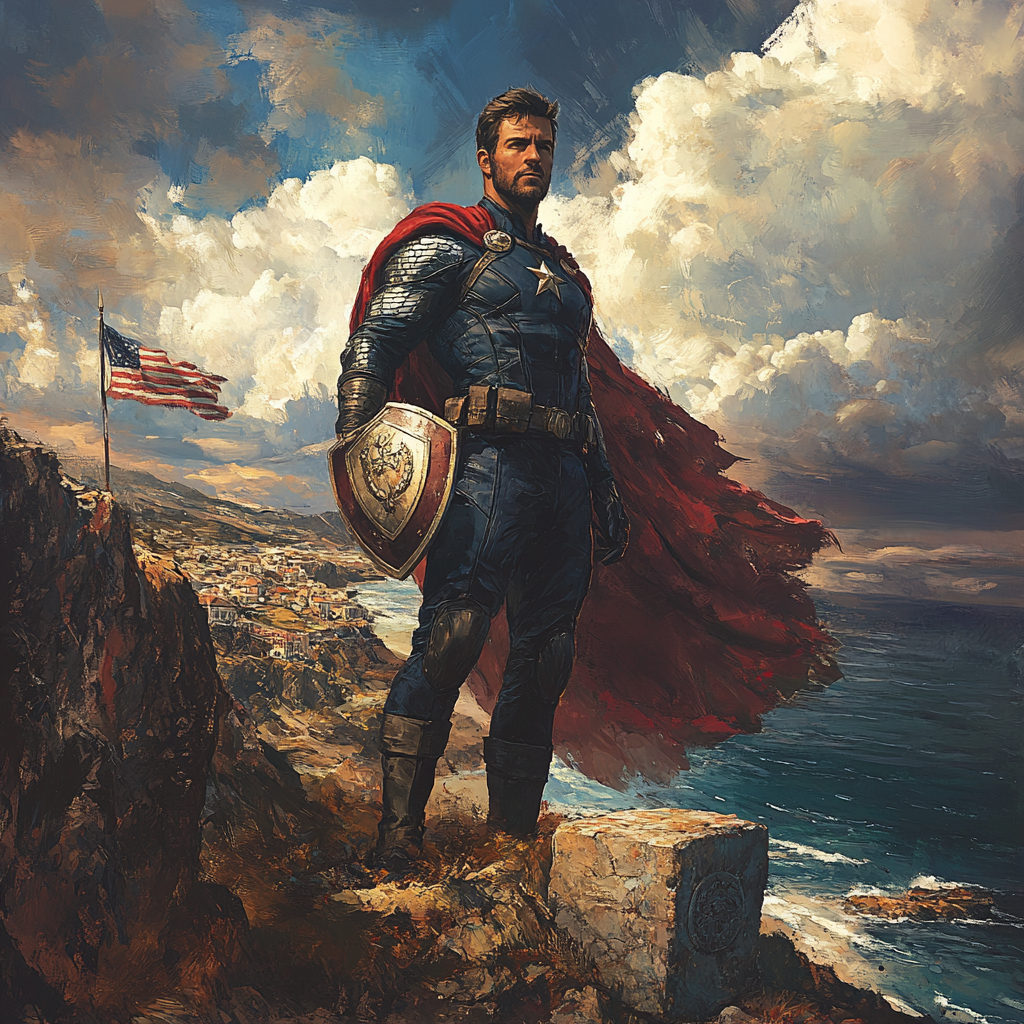 Chris Evans: Harboring The Sentinel Of Honor diamond painting