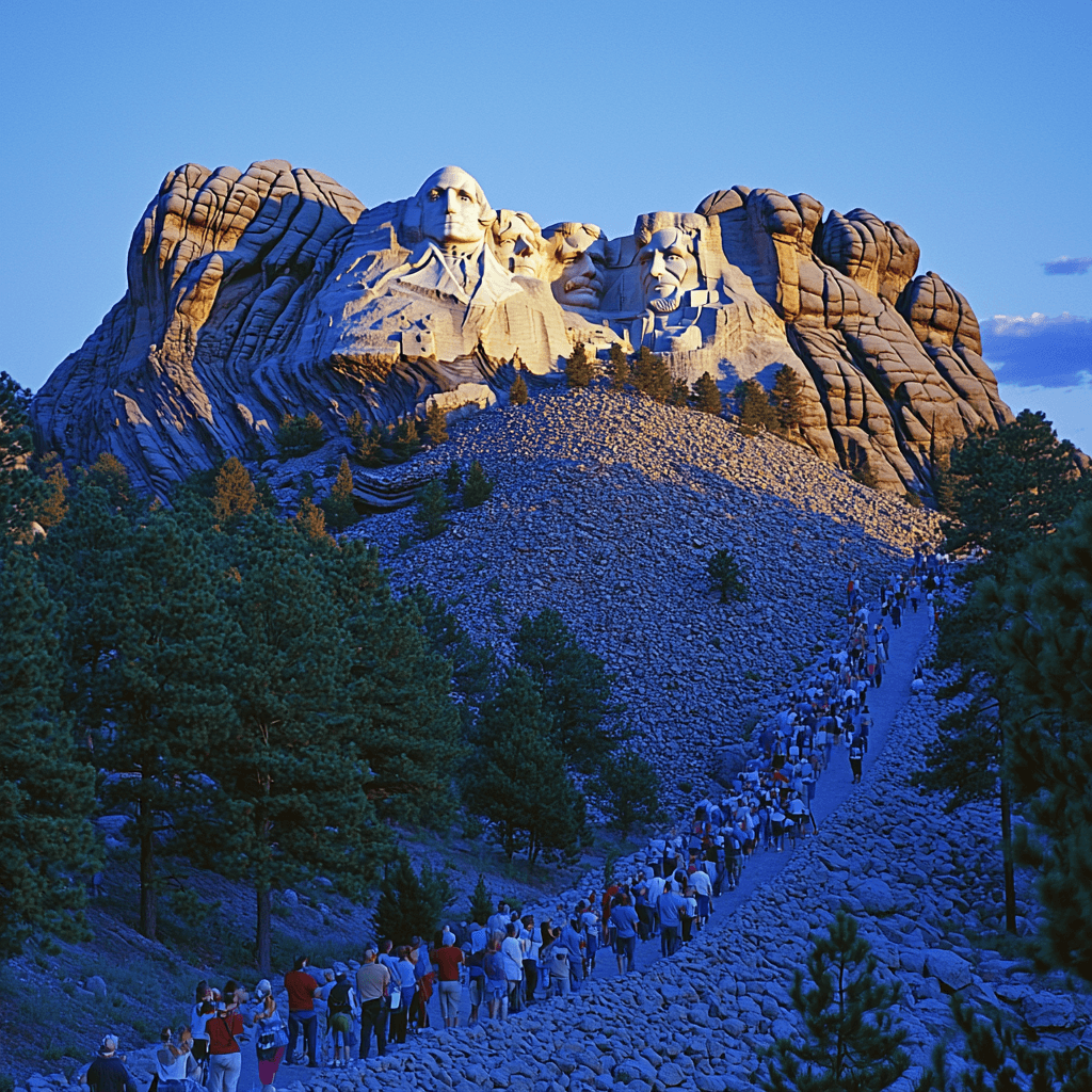 Mount Rushmore DIY Paint By Diamonds