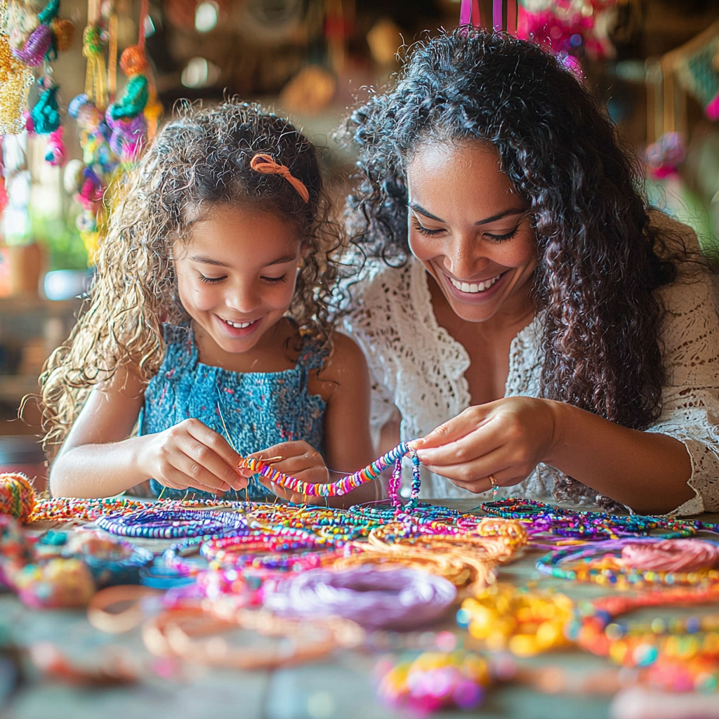 Crafting Connections: Handmade Friendship Bracelets Paint By Diamond