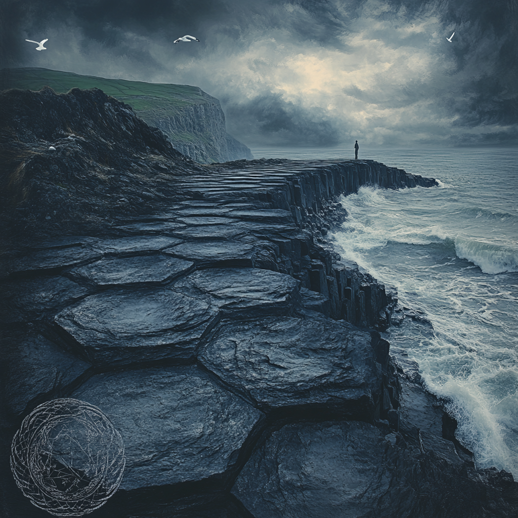 Giant Causeway Basalt Columns diamonded painting kits