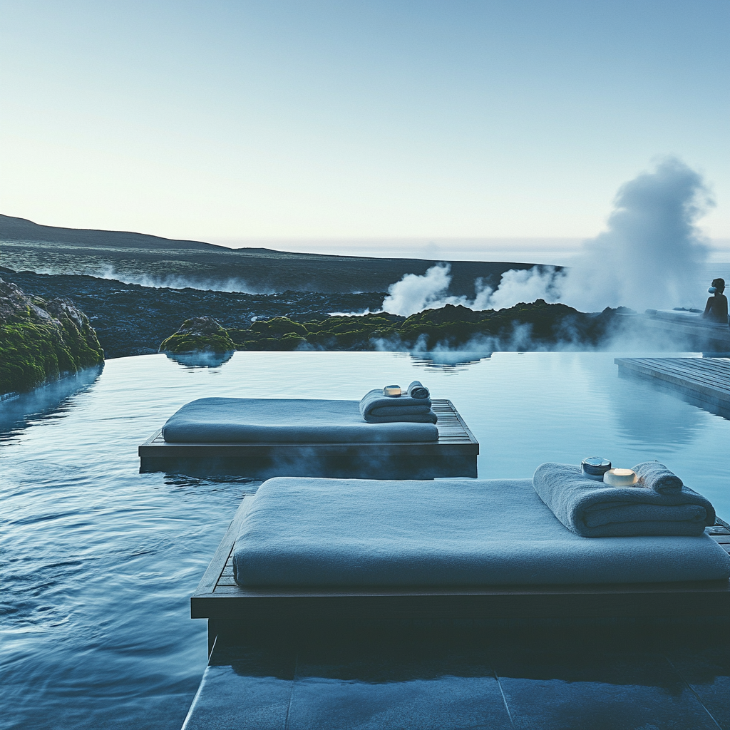 Blue Lagoon Geothermal Spa Paint by diamonds art