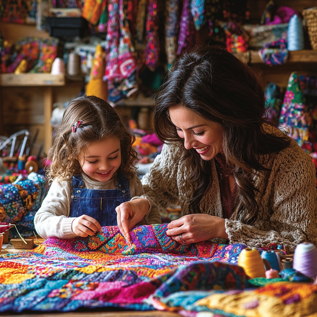Woven With Love: Creating A Family Blanket Together Paint By Diamonds Kits