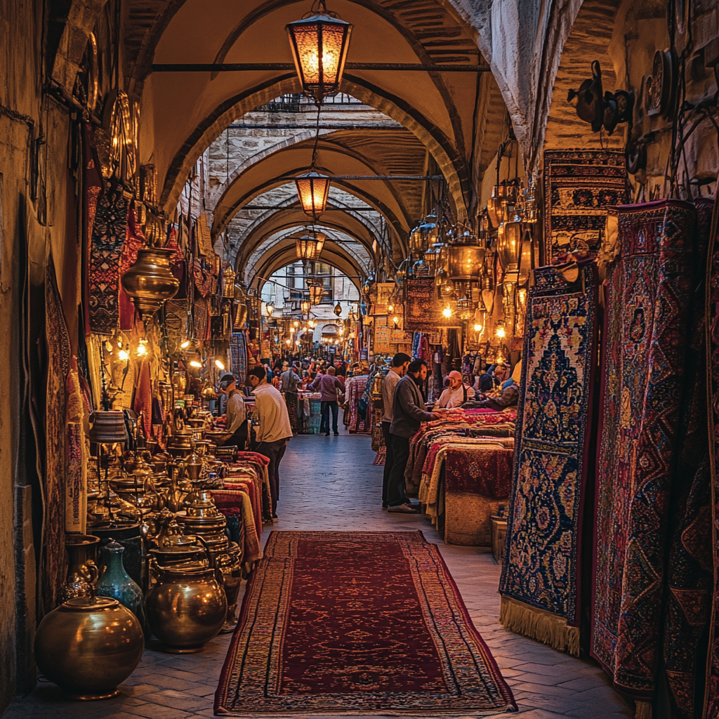 Grand Bazaar Istanbul Market paint by color