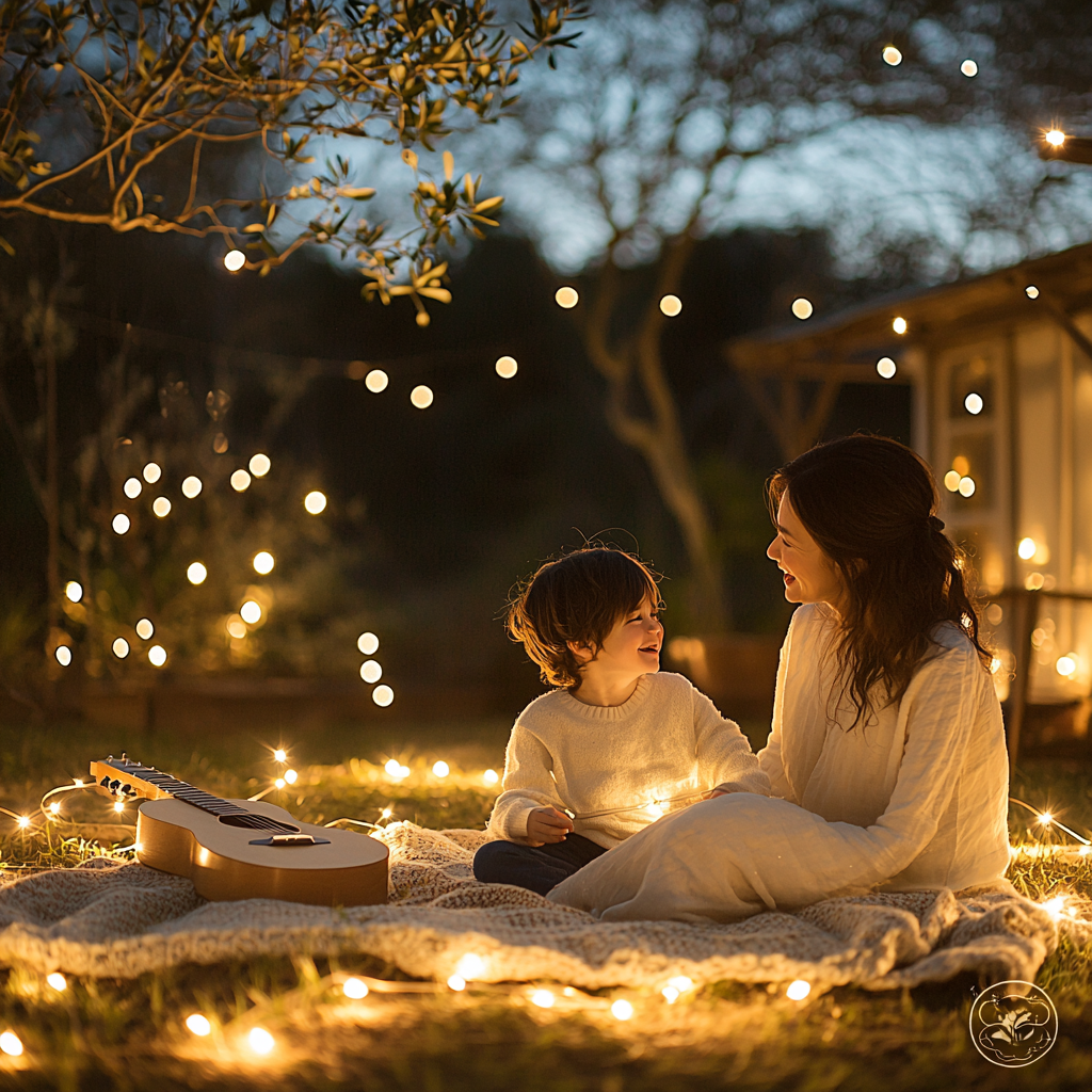Melodies Of Memory: Singing Together Under The Stars Diamonded Painting Kits