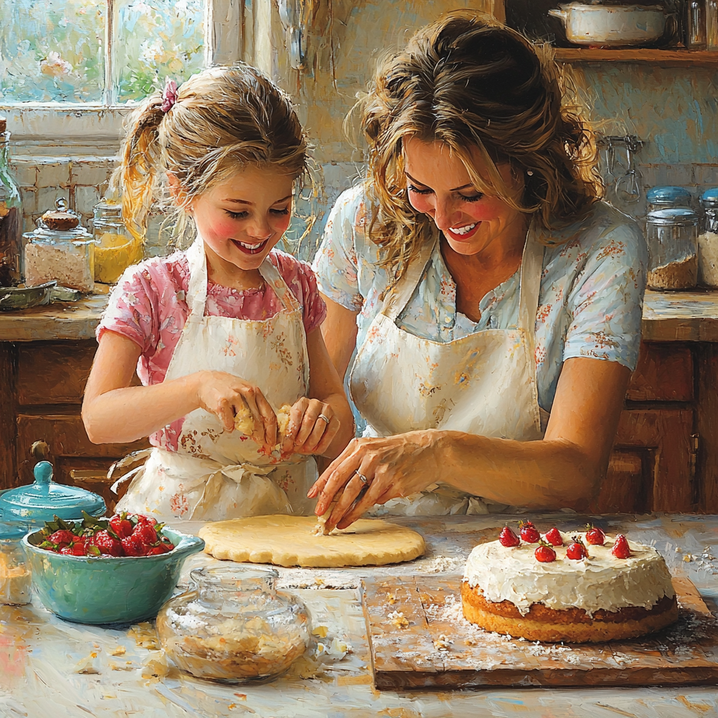 A Sweet Retreat: Baking Family Favorites Painting By Diamonds Kit