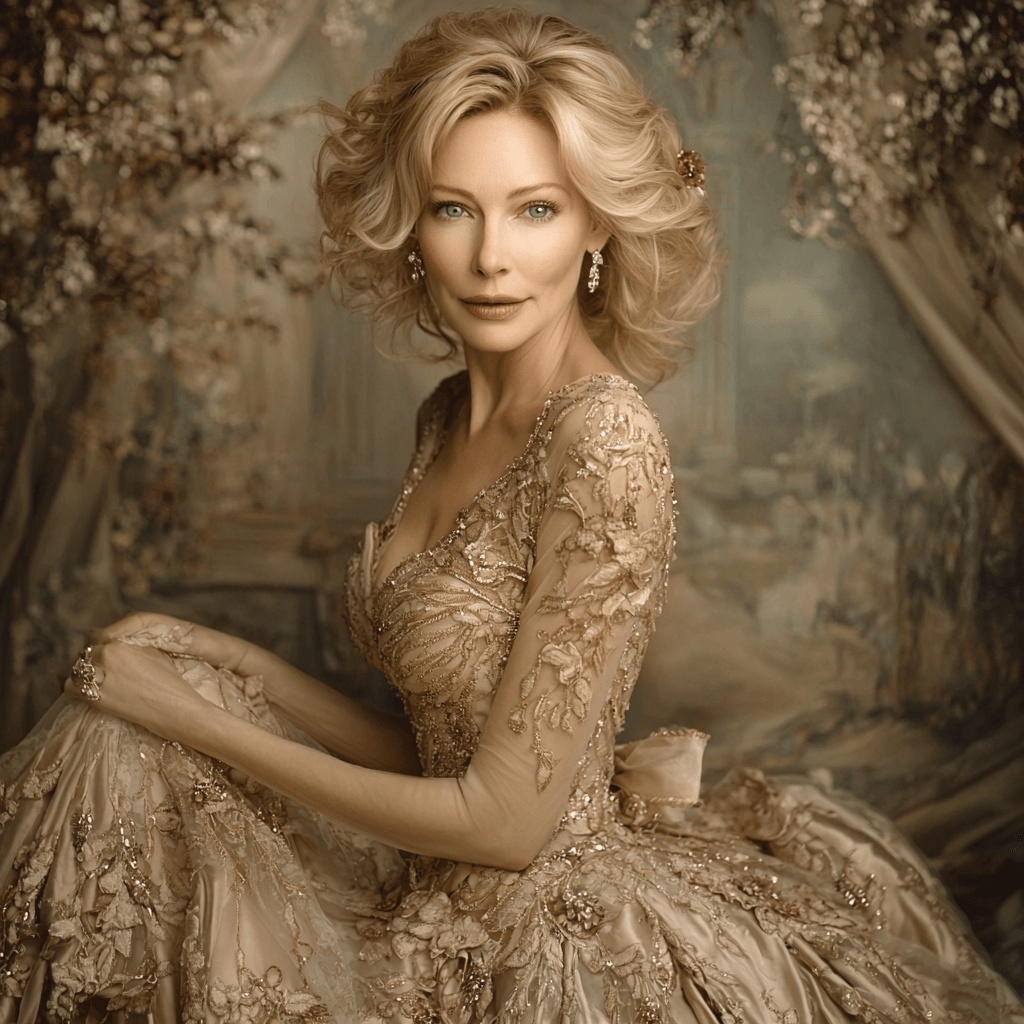 Cate Blanchett: The Chameleon's Artistry DIY Paint By Diamonds